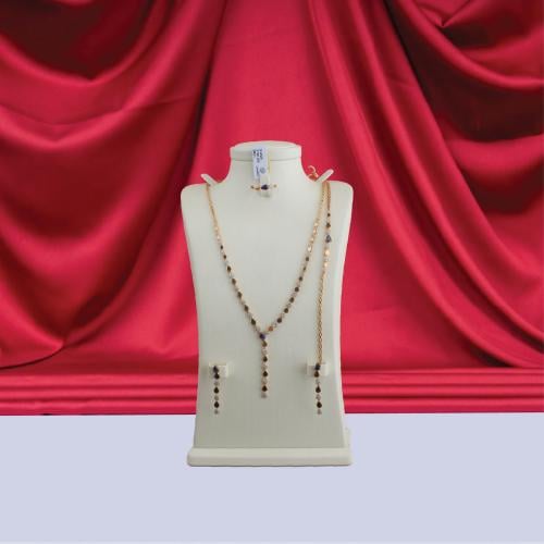 طقم ذهب بحريني عيار 21 الوزن 24.09 جم