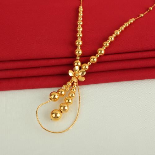 عقد ذهب عيار 21