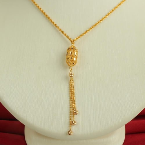 عقد ذهب عيار 21