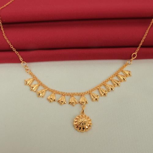 عقد ذهب ناعم عيار 21 الوزن 3.13 جم