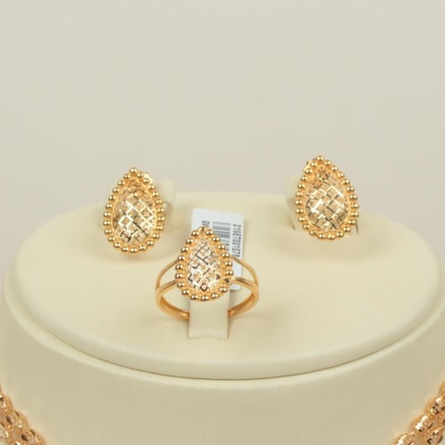 طقم ذهب عيار 21 الوزن 22.01 جم