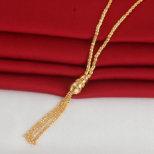 سبحة ذهب تصميم بحريني عيار 21 الوزن 8.80 جم