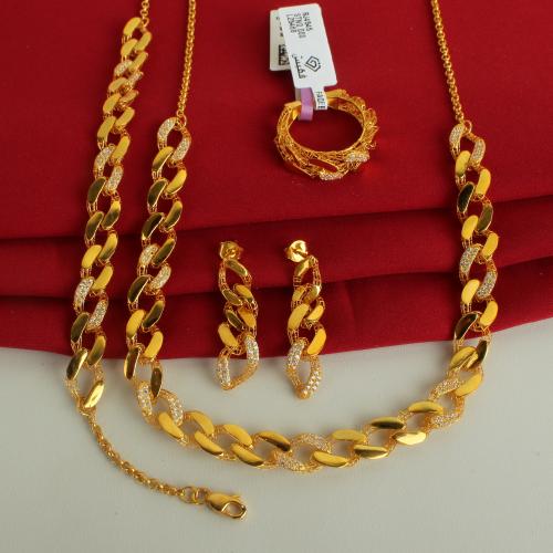 طقم ذهب عيار 21