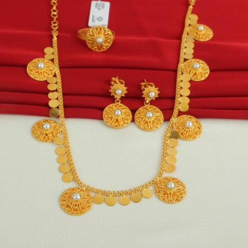 طقم ذهب عيار 21