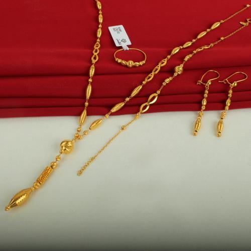 طقم ذهب عيار 21