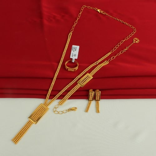 طقم ذهب عيار 21