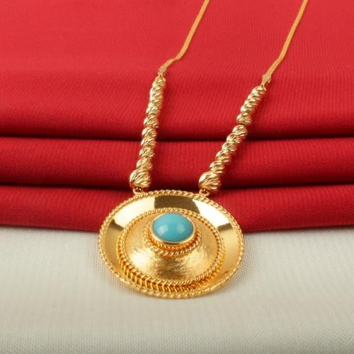 عقد ذهب ناعم عيار 21 الوزن 8.10 جم