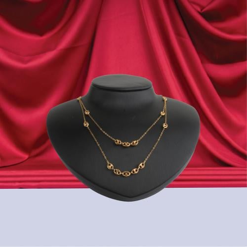 عقد ذهب عيار 21 الوزن 5.18 جم