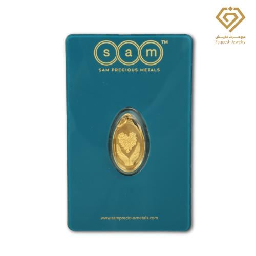 سبيكة ذهب 5 جرام عيار 24