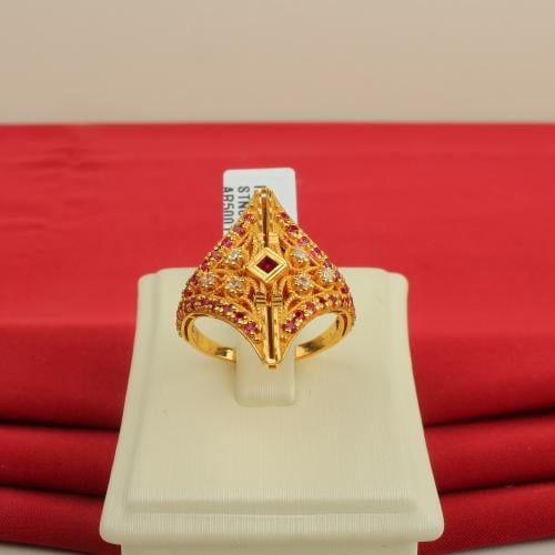 خاتم ذهب عيار عيار 21