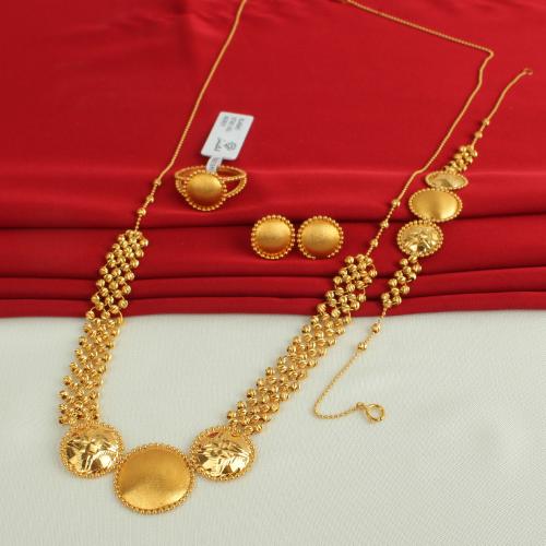 طقم ذهب عيار 21