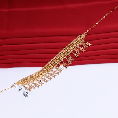 خناقي ذهب ناعم تصميم بحريني عيار 21 الوزن 9.38 جم