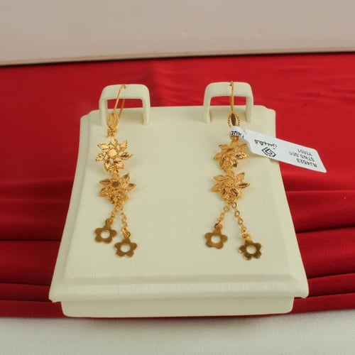 حلق ذهب عيار 21