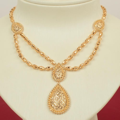 طقم ذهب عيار 21 الوزن 22.92 جم