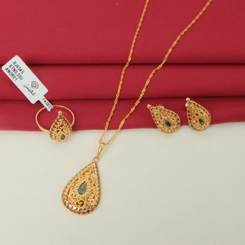 نصف طقم ذهب عيار 21 الوزن 13.62 جم