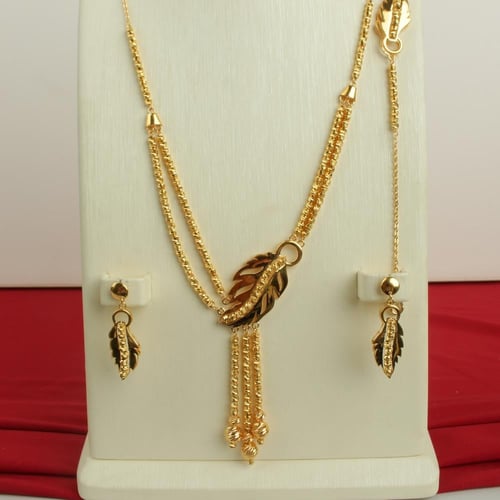 طقم ذهب عيار 21