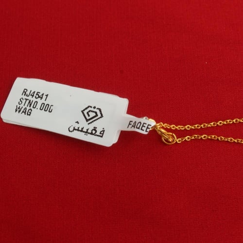 عقد ذهب ناعم عيار 21 الوزن 4.66 جم