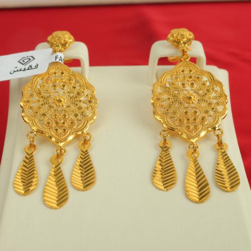 حلق ذهب عيار 21