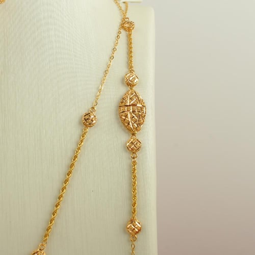 طقم ذهب عيار 21