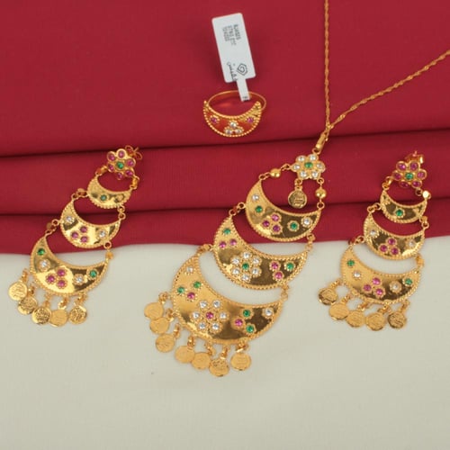 نصف طقم ذهب عيار 21