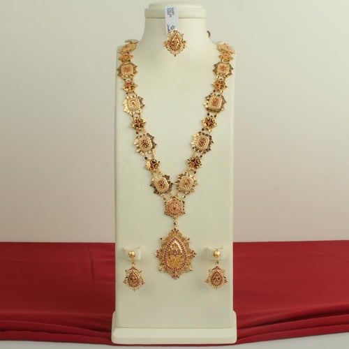 طقم ذهب عيار 21