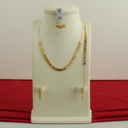 طقم ذهب عيار 21
