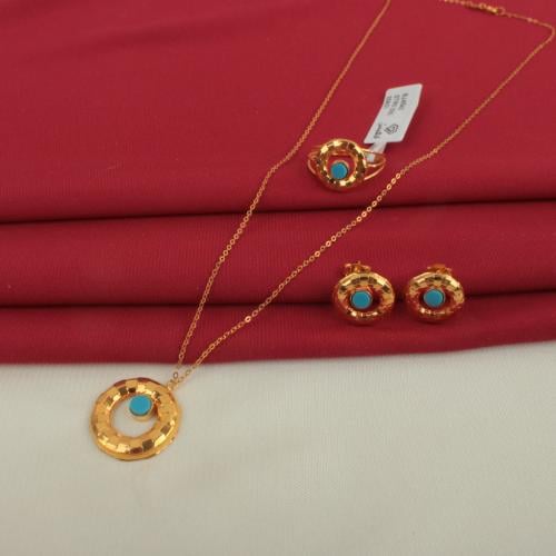 نصف طقم ذهب عيار 21