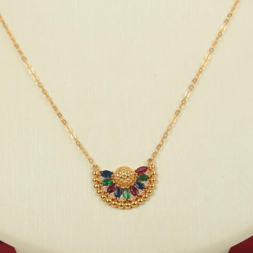 عقد ذهب عيار 21