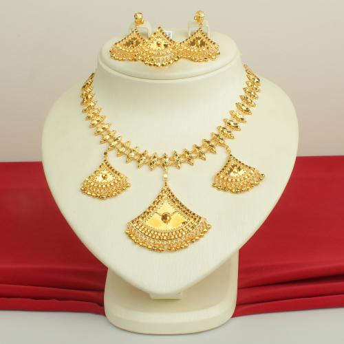 طقم ذهب عيار 21