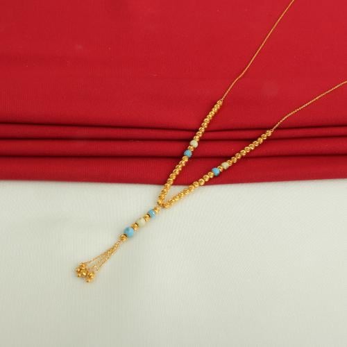 عقد ذهب عيار 21