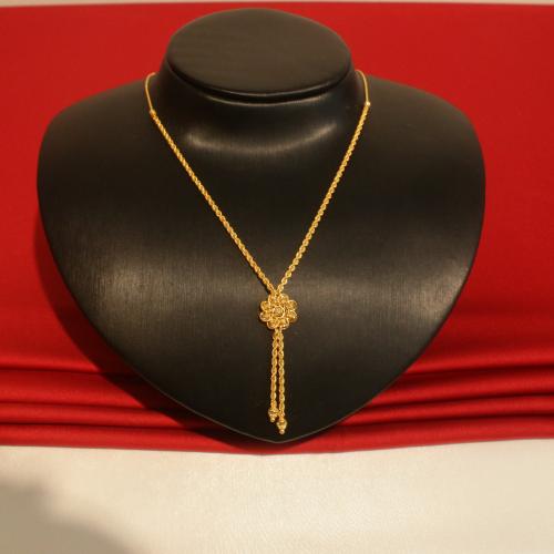 سبحة ذهب تصميم بحريني عيار 21 الوزن 4.27 جم