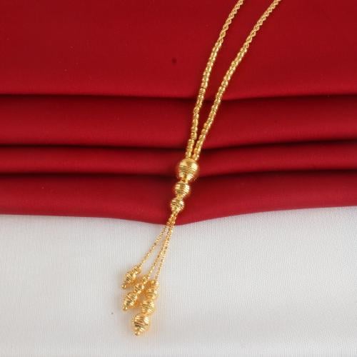 سبحة ذهب تصميم بحريني عيار 21 الوزن 8.16 جم