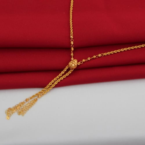 عقد ذهب عيار 21 الوزن 3.89 جم