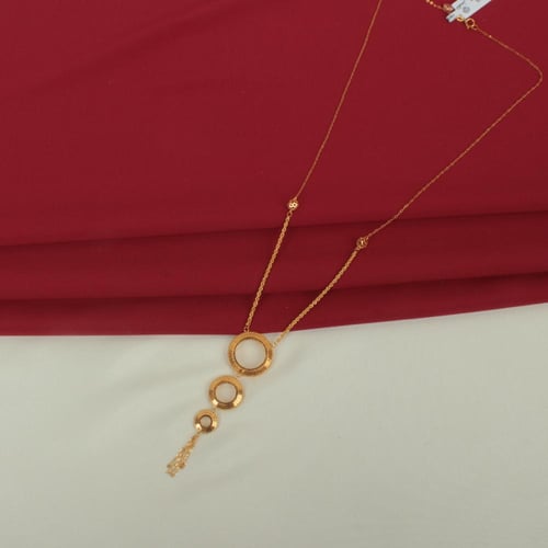 عقد ذهب عيار 21