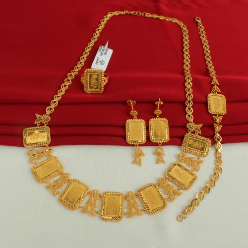 طقم ذهب عيار 21