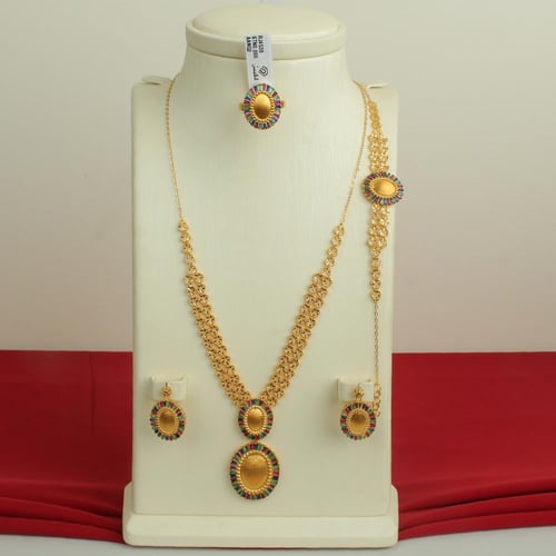 طقم ذهب عيار 21