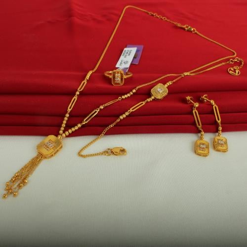 طقم ذهب عيار 21