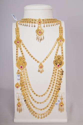 طقم كرسي مع خناق عيار 21 الوزن 82.55 جم