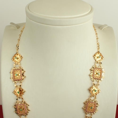 طقم ذهب عيار 21