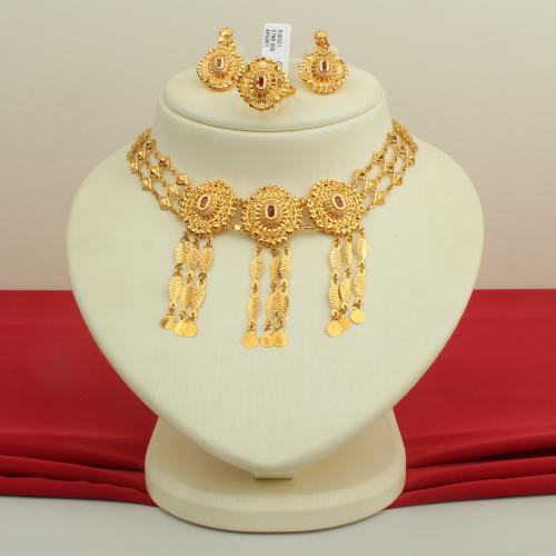 طقم ذهب عيار 21