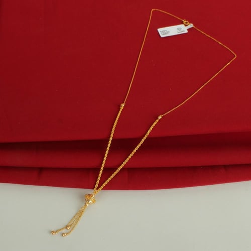 عقد ذهب عيار 21