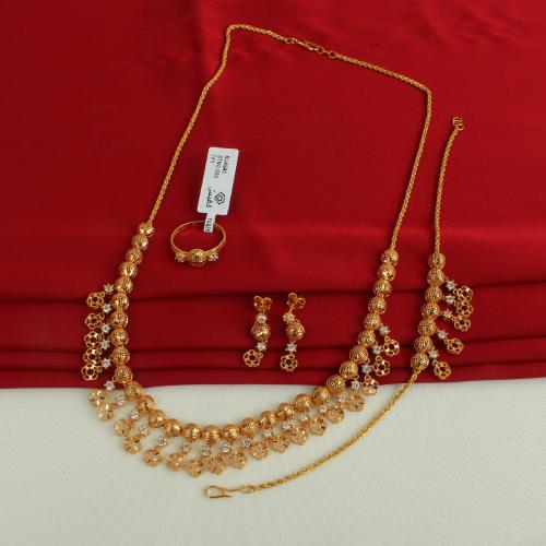 طقم ذهب عيار 21