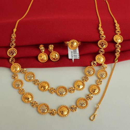 طقم ذهب عيار 21