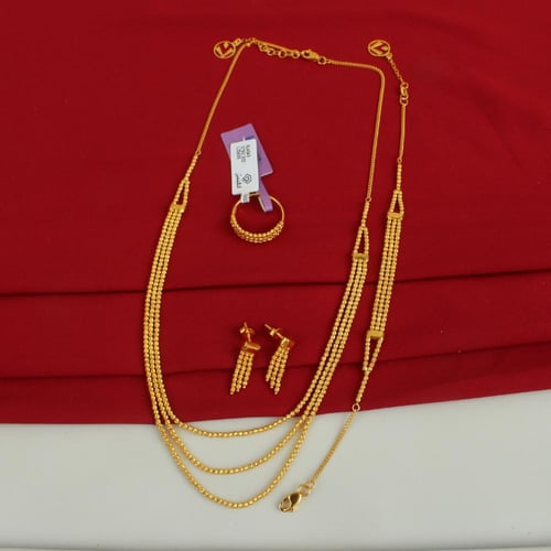 طقم ذهب عيار 21