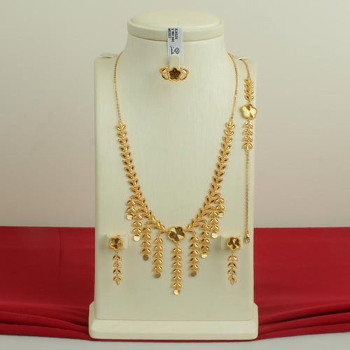 طقم ذهب عيار 21