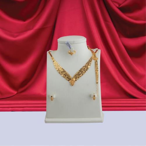 طقم ذهب بحريني عيار 21 الوزن 30.22 جم