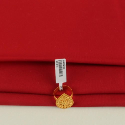 خاتم ذهب عيار 21 تصميم عصري الوزن 4.50 جم