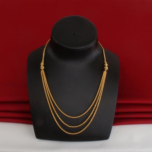 سبحة ذهب تصميم بحريني عيار 21 الوزن 9.30 جم