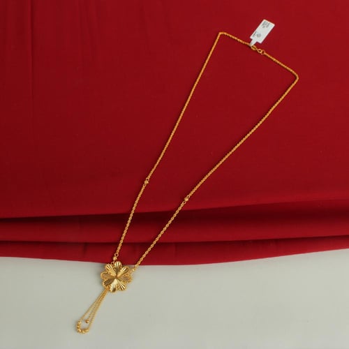 عقد ذهب عيار 21