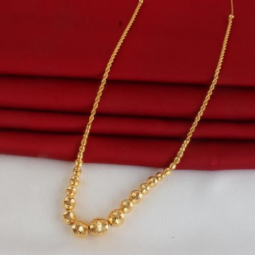 سبحة ذهب تصميم بحريني عيار 21 الوزن 8.08 جم